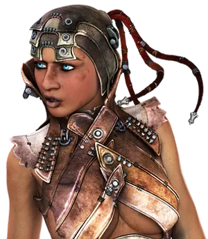Steampunk Warrior Woman