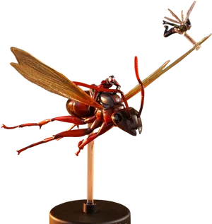 Steampunk Wasp Sculpture PNG image