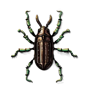 Steampunk Weevil Illustration PNG 56