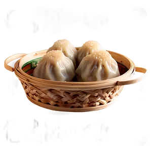 Steamy Dim Sum Basket PNG Cub16 PNG