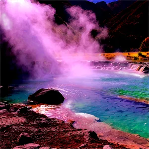 Steamy Hot Springs Png Ipq58 PNG image