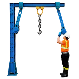 Steel Beam Lifting PNG 06282024
