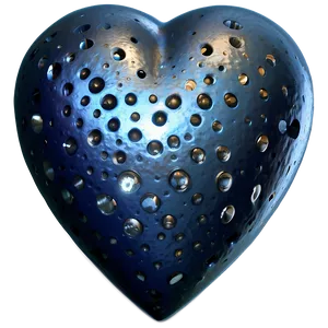 Steel Blue Heart Icon PNG Bvx