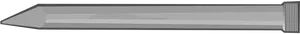 Steel Nail Isolated