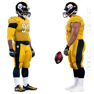 Steelers Defensive Line Png 05212024 PNG image