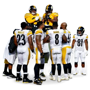 Steelers Pre-game Huddle PNG 05212024 PNG