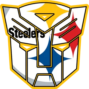 Steelers Transformers Mashup Logo PNG
