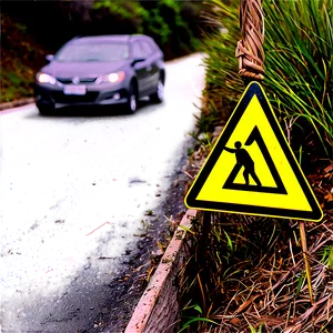 Steep Hill Warning Png Xfw PNG image