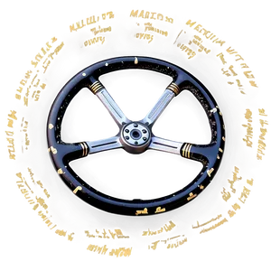 Steering Wheel On White Background PNG Njo32 PNG