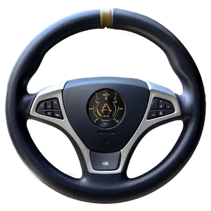 Steering Wheel With Horn Button PNG 05252024 PNG