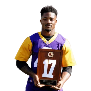 Stefon Diggs Award Ceremony PNG Nnw