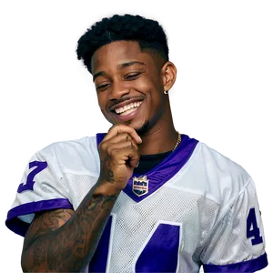 Stefon Diggs Candid Laugh Png Gei PNG image