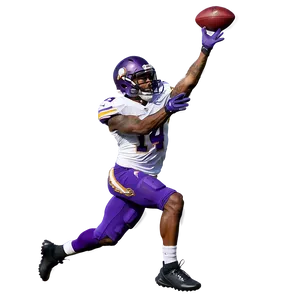 Stefon Diggs Catching Football PNG 75