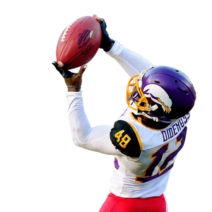 Stefon Diggs Catching Football PNG Myi