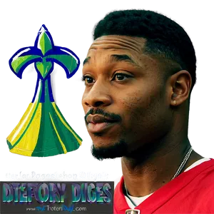 Stefon Diggs Charity Event Png 06202024 PNG image