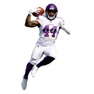 Stefon Diggs Spectacular Leap PNG Ebj