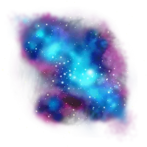 Stellar Nebula Galaxy PNG image