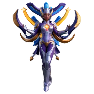 Stellar Space Goddess PNG Gxk