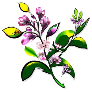 Stencil Flower Outline PNG 94 PNG