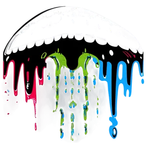 Stencil Spray Paint Drip PNG Gtq