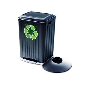 Step Bin Charcoal Png 06242024 PNG image