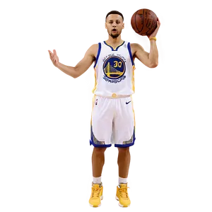 Steph Curry Action Shot PNG 60