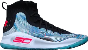 Steph Curry Basketball Sneaker PNG image