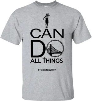 Steph Curry Can Do All Things Tshirt PNG