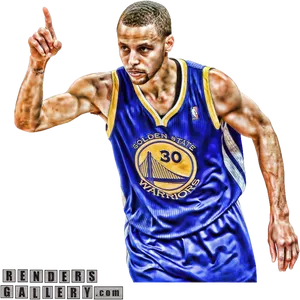 Steph Curry Golden State Warriors Action Pose