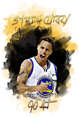 Steph Curry Golden State Warriors Artwork