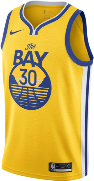 Steph Curry The Bay Jersey30 PNG image