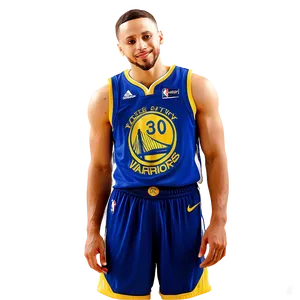 Steph Curry Warriors Uniform PNG Sak PNG