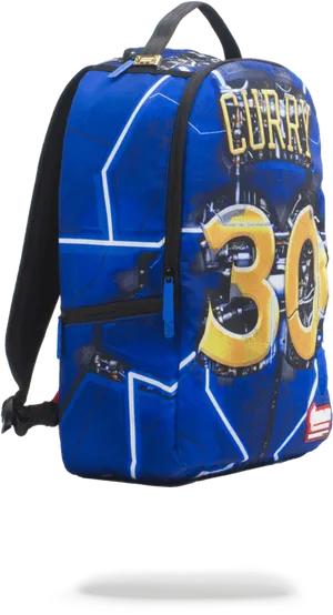 Steph Curry30 Blue Backpack