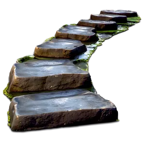 Stepping Stones Rock Path Png 05032024 PNG image