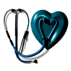 Stethoscope Heart For Healthcare PNG 06282024