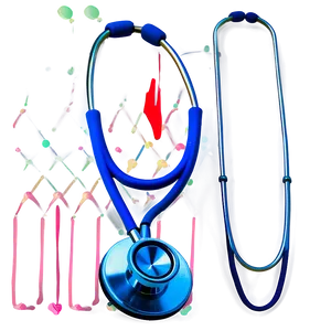 Stethoscope Heart For Healthcare PNG Cyw