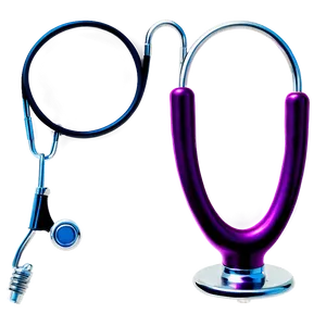 Stethoscope Heart On White PNG Nbf5
