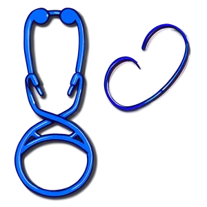 Stethoscope Heart Sketch Png 06282024 PNG image