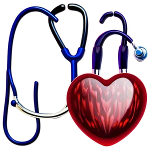 Stethoscope Heart Vector Png Ilt68 PNG image