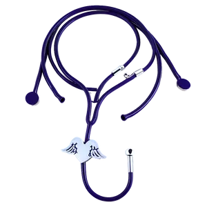 Stethoscope Heart With Wings PNG 06282024