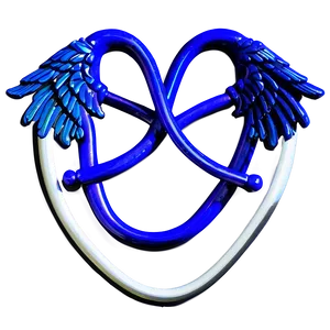 Stethoscope Heart With Wings PNG 76
