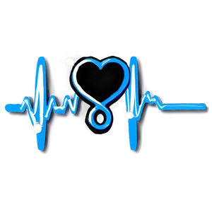 Stethoscope Heartbeat Love Png Gkx PNG image