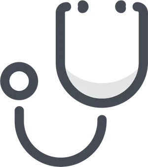 Stethoscope Icon Graphic PNG image