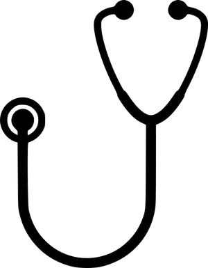 Stethoscope Outline Vector