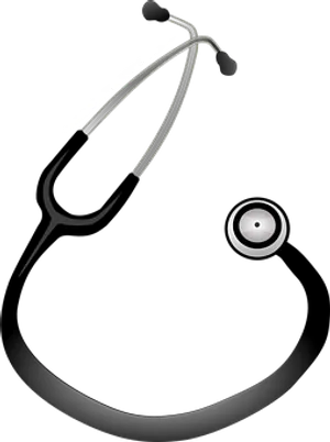 Stethoscope Silhouette Art