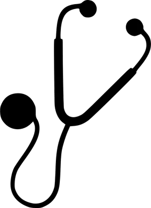 Stethoscope Silhouette Outline PNG image
