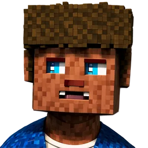 Steve From Minecraft Head Png 06282024 PNG image