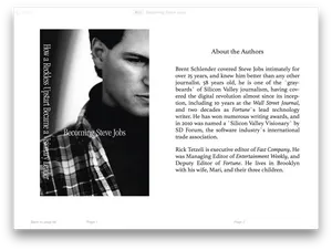 Steve Jobs Book Snapshot PNG image