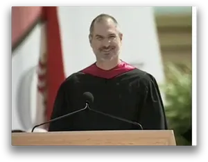 Steve Jobs Commencement Speech PNG image