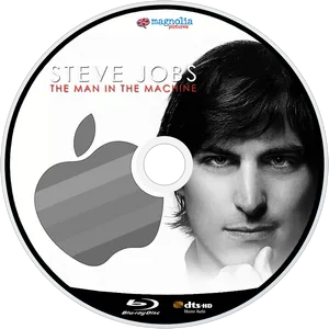 Steve Jobs The Maninthe Machine Blu Ray Disc PNG image